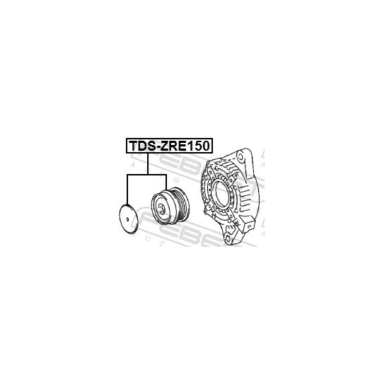 TDS-ZRE150 - Pulley, alternator 