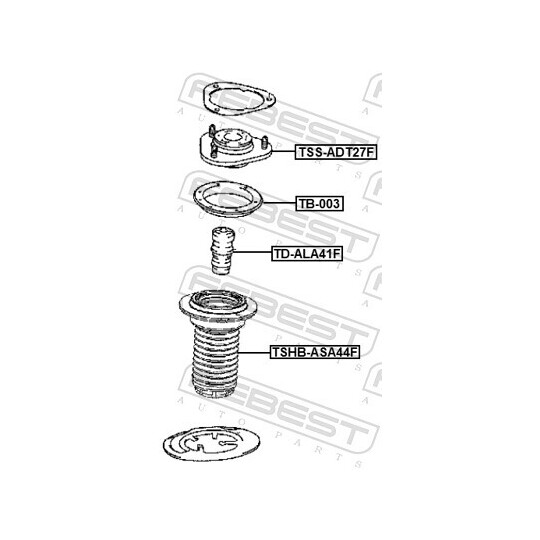 TD-ALA41F - Rubber Buffer, suspension 