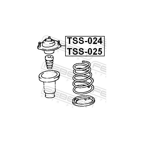 TSS-025 - Mounting, shock absorbers 
