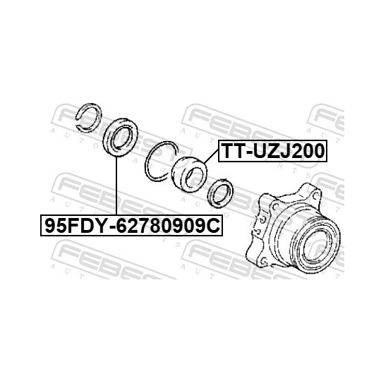 TT-UZJ200 - Wheel Bearing 
