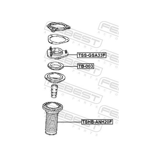 TSHB-ANH20F - Protective Cap/Bellow, shock absorber 