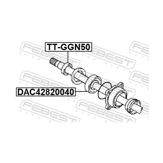 TT-GGN50 - Wheel Bearing 