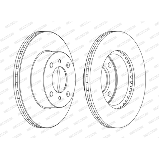 DDF1005C - Brake Disc 