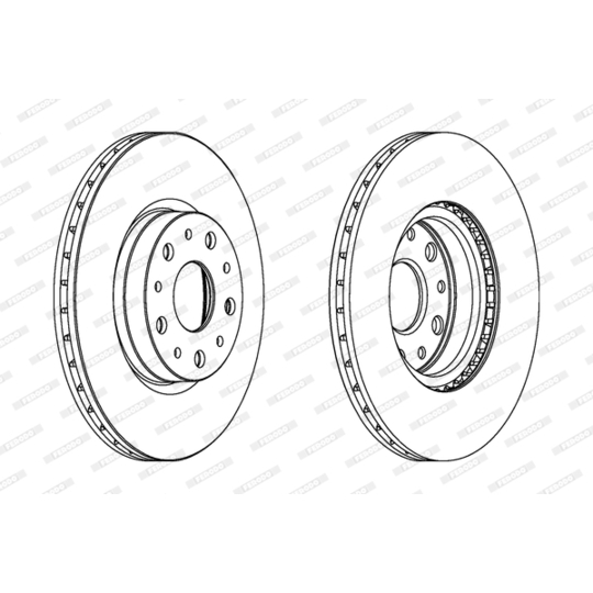 DDF1168 - Brake Disc 