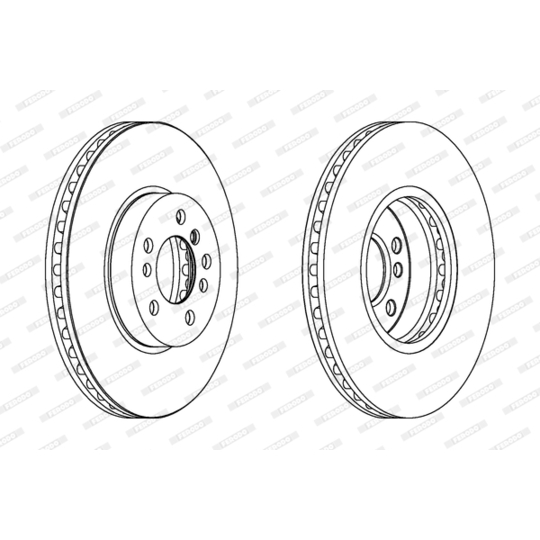 DDF1256C-1 - Brake Disc 