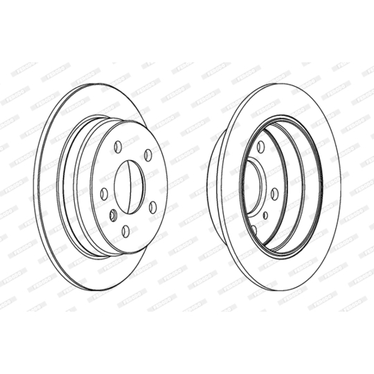 DDF1258 - Brake Disc 