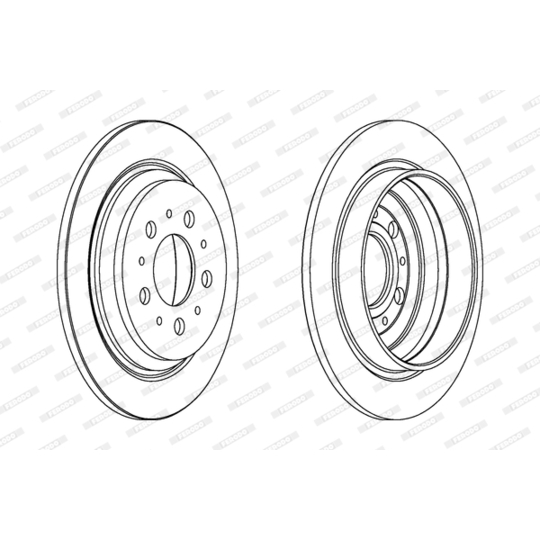 DDF1259 - Brake Disc 