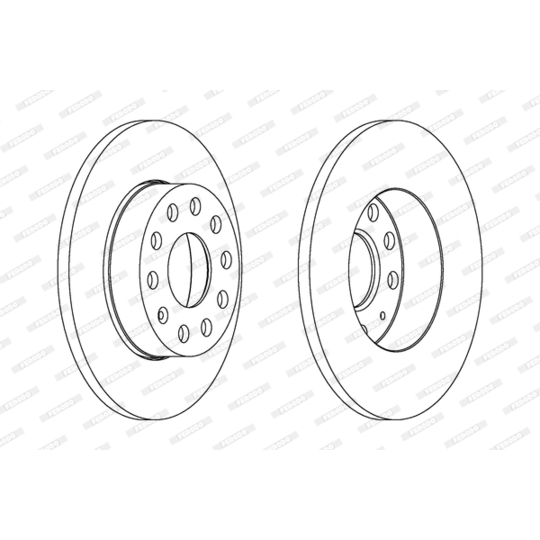 DDF1276 - Brake Disc 