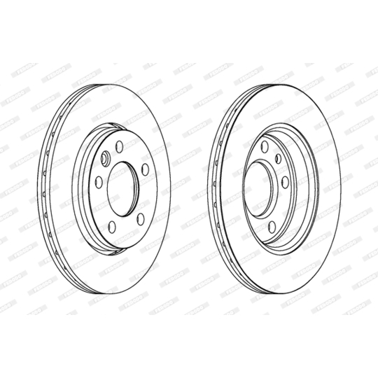 DDF1286C - Brake Disc 