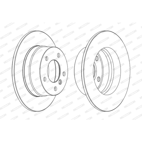 DDF1361C - Brake Disc 