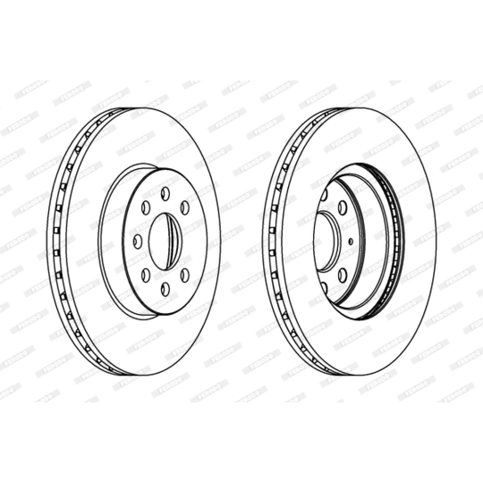 DDF1374 - Brake Disc 