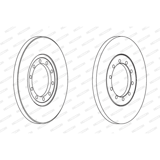 DDF1537C - Brake Disc 