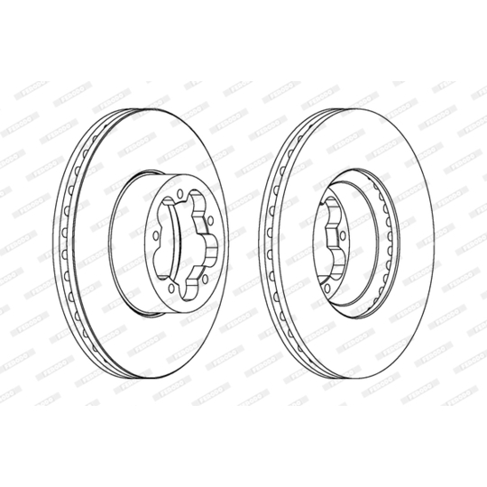 DDF1554C - Brake Disc 