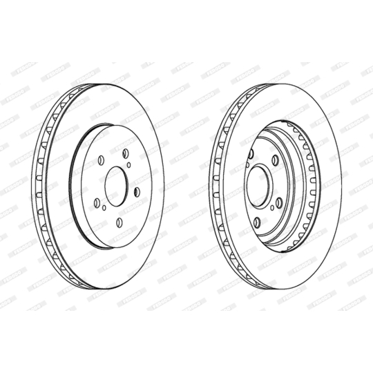 DDF1544 - Brake Disc 