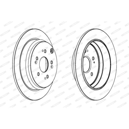 DDF1608 - Brake Disc 