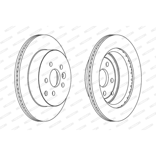 DDF1609 - Brake Disc 