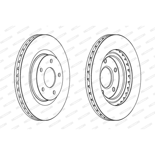 DDF1624C - Brake Disc 