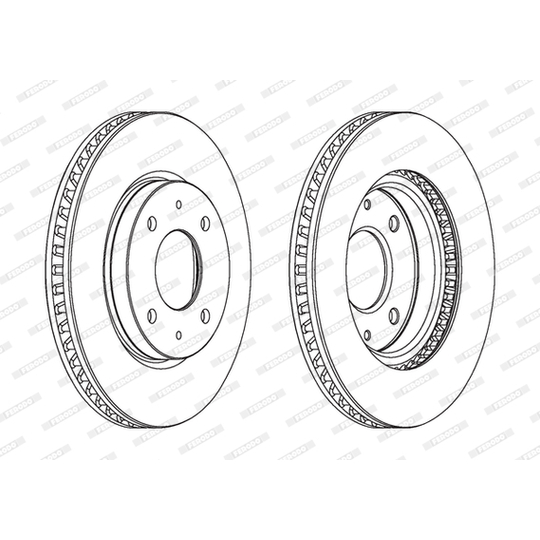 DDF1845 - Brake Disc 