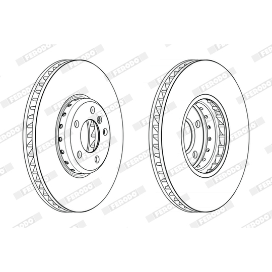 DDF2043RVC-1 - Brake Disc 