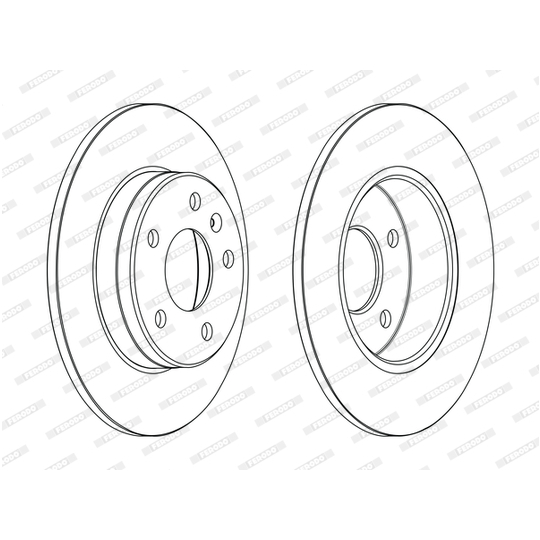 DDF2508C - Brake Disc 