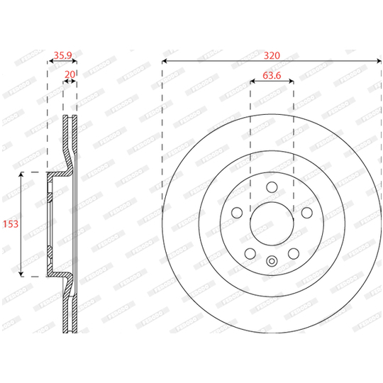 DDF2732C - Brake Disc 