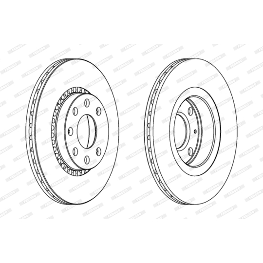 DDF328 - Brake Disc 