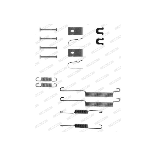 FBA49 - Tillbehörssats, bromsbackar 