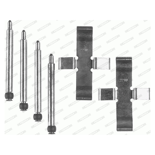 FBA455 - Accessory Kit, disc brake pad 