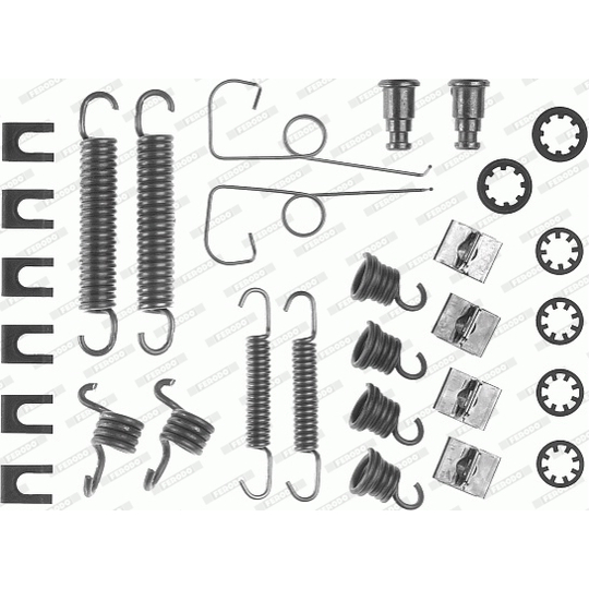 FBA41 - Accessory Kit, brake shoes 