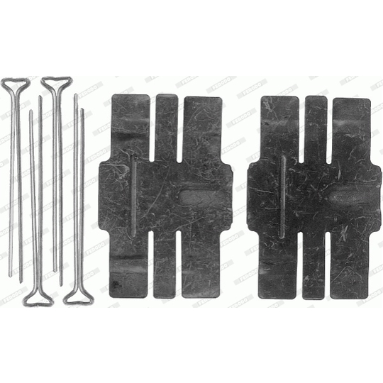 FBA543 - Accessory Kit, disc brake pad 