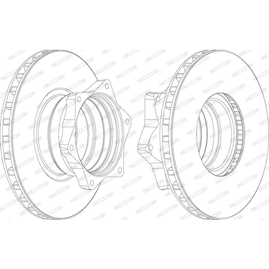 FCR165A - Brake Disc 