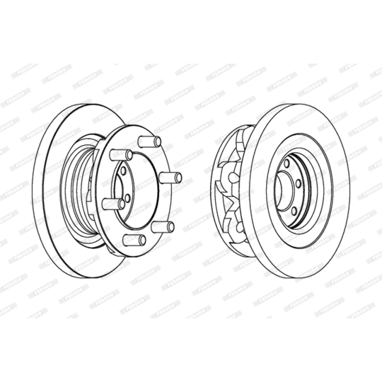 FCR313A - Bromsskiva 