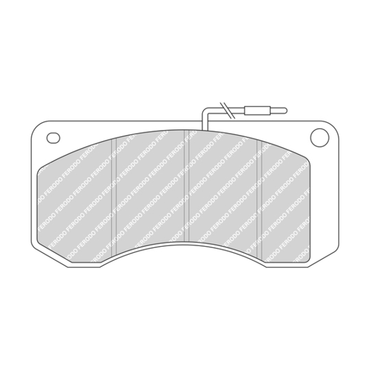 FCV668 - Brake pads set 