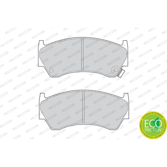 FDB1091 - Brake Pad Set, disc brake 