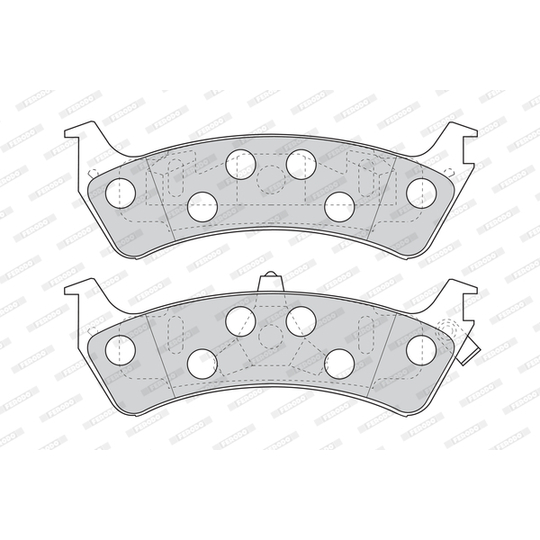 FDB1130 - Brake Pad Set, disc brake 