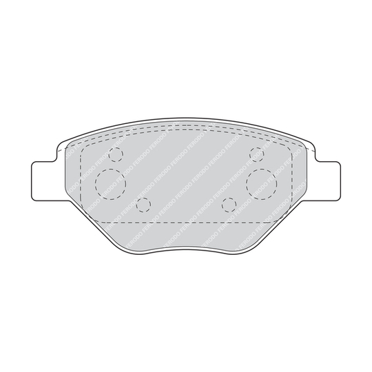 FDB1409 - Brake Pad Set, disc brake 