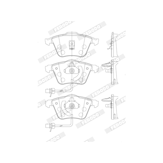 FDB1407 - Brake Pad Set, disc brake 