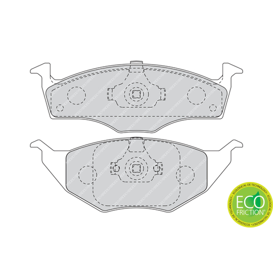 FDB1517 - Brake Pad Set, disc brake 