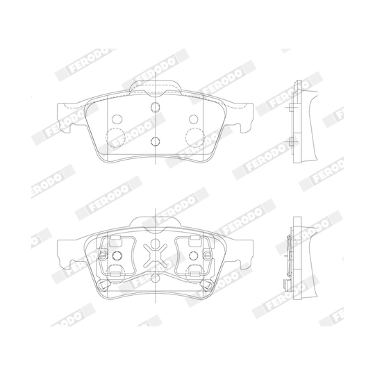 FDB1540 - Brake Pad Set, disc brake 