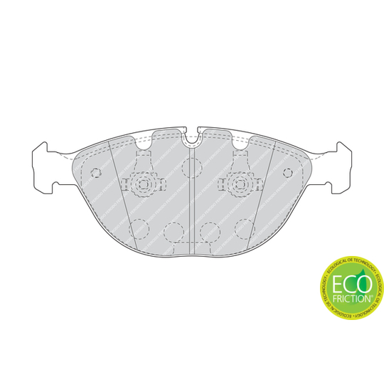 FDB1618 - Brake Pad Set, disc brake 