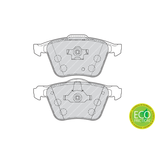 FDB1631 - Brake Pad Set, disc brake 