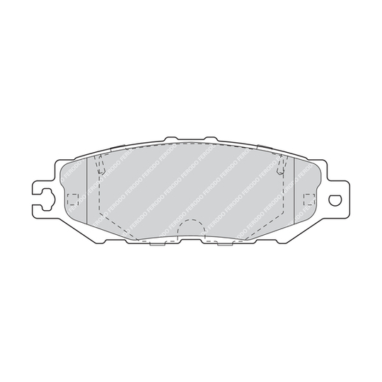 FDB1684 - Brake Pad Set, disc brake 