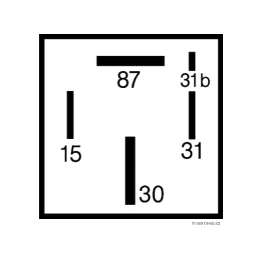 75614033 - Relay, fuel pump 