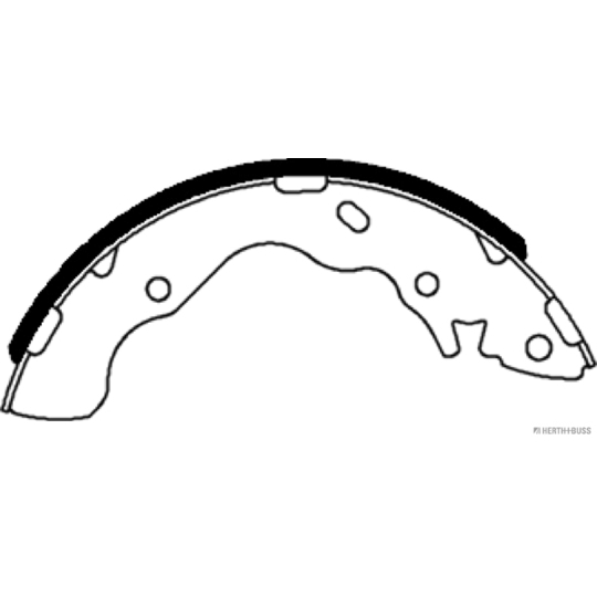 J3500528 - Brake Shoe Set 