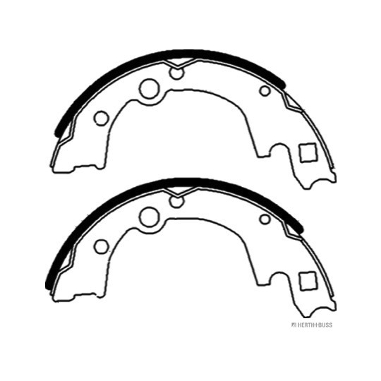 J3500328 - Brake Shoe Set 