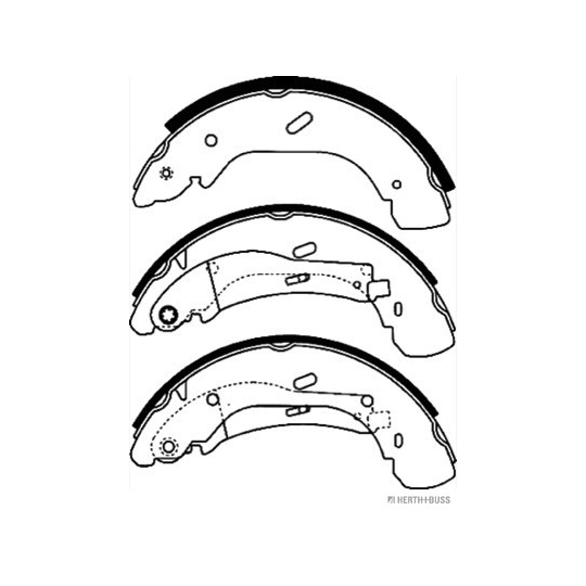 J3501052 - Brake Shoe Set 