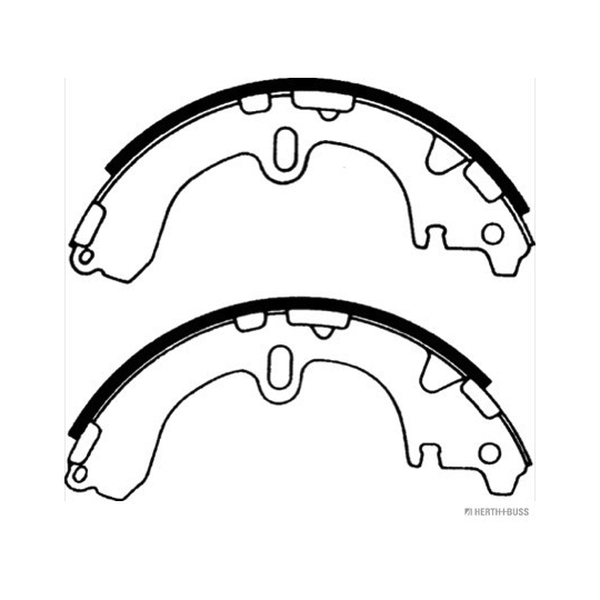 J3502034 - Brake Shoe Set 