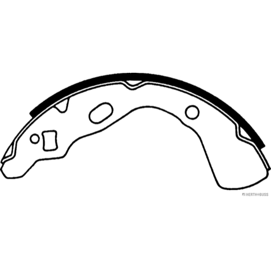 J3503030 - Brake Shoe Set 