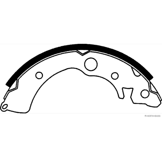 J3504003 - Brake Shoe Set 