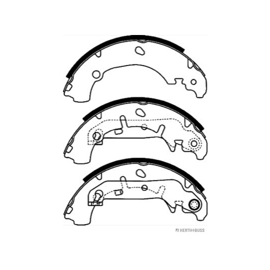 J3503051 - Brake Shoe Set 